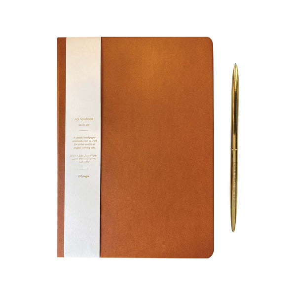 A5 Classic Notebook - Gold