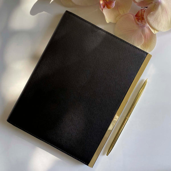 Notepad Folder - Black
